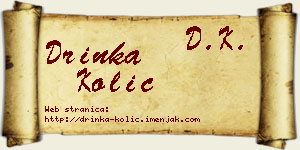 Drinka Kolić vizit kartica